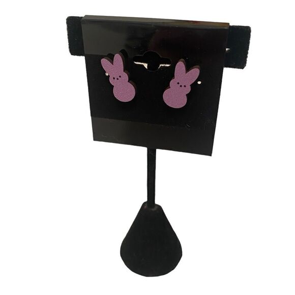 Adorable Handmade Small Pink Peeps Bunny Posts. - Picture 3 of 5